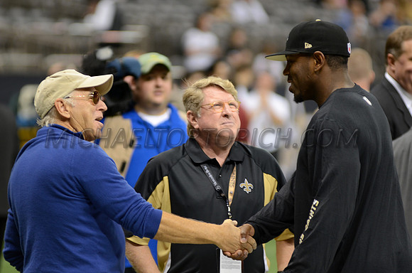 Jimmy Buffett and Jonathan Vilma