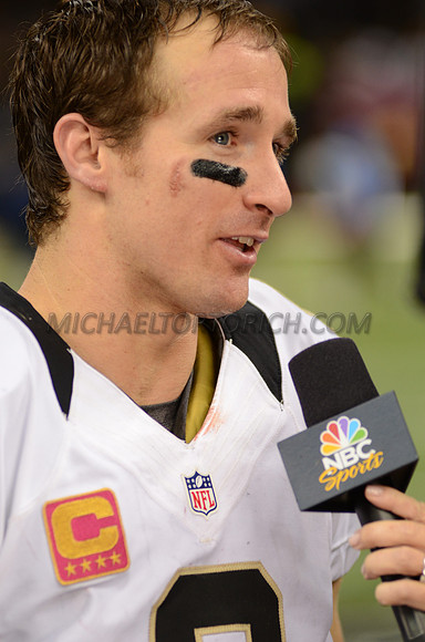 Drew Brees of the New Orleans Saints