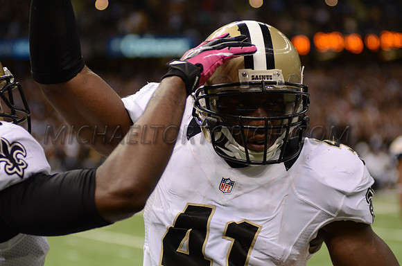 New Orleans Saints Roman Harper after interception