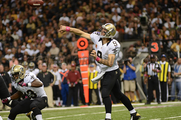 Drew Brees of the New Orleans Saints