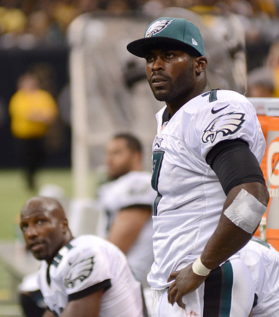Eagles QB Michael Vick: We are out there, fighting as hard as we can, giving it everything we got.