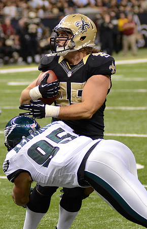 New Orleans Saints fullback Jed Collins