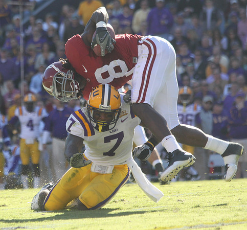 LSU's Patrick Peterson and Alabama's Julio Jones