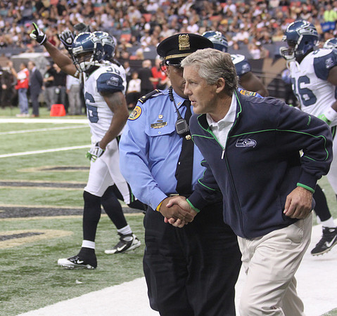 Seattle Seahawks head coach Pete Carroll